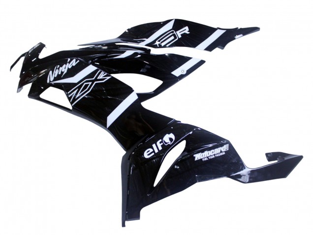 Carena Moto Kawasaki ZX6R 2019-2022 - Nero Lucido Bianco