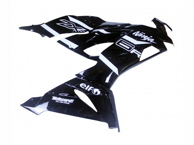 Carena Moto Kawasaki ZX6R 2019-2022 - Nero Lucido Bianco
