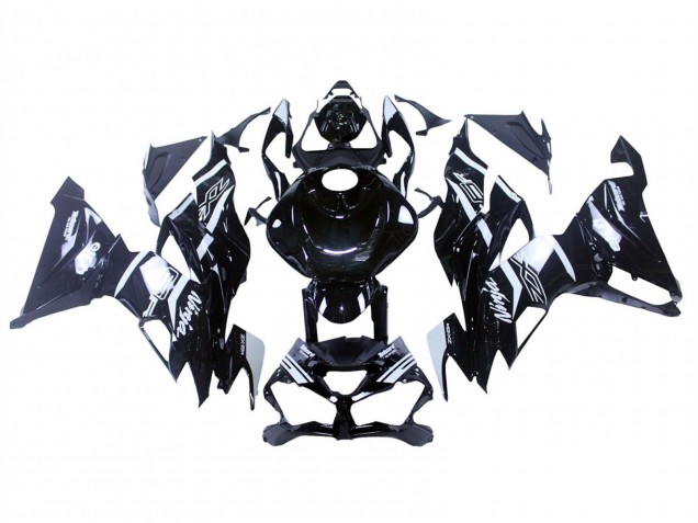 Carena Moto Kawasaki ZX6R 2019-2022 - Nero Lucido Bianco