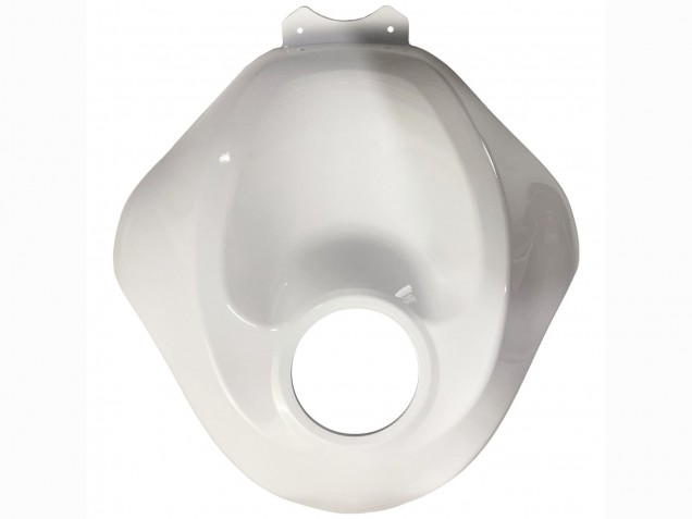 Carena Moto Kawasaki ZX6R 2019-2022 - Bianco Nero Fibra di Carbonio