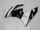 Carena Moto Kawasaki ZX6R 2009-2012 - Nero Lucido Bianco