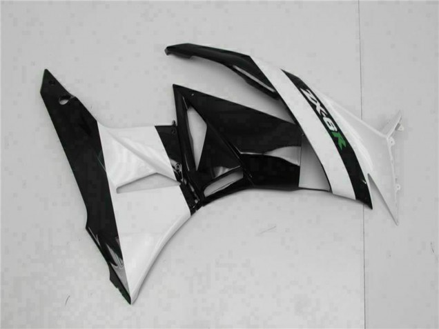 Carena Moto Kawasaki ZX6R 2009-2012 - Nero Lucido Bianco