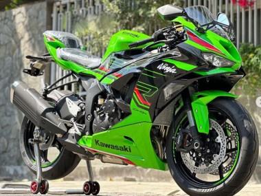 Carena Moto Kawasaki ZX6R 2019-2022 - Verde Nero Lucido Rosso Fabbrica