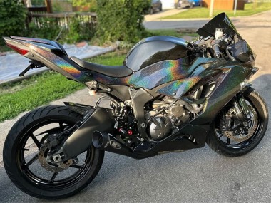 Carena Moto Kawasaki ZX6R 2019-2022 - Nero Arcobaleno Fabbrica