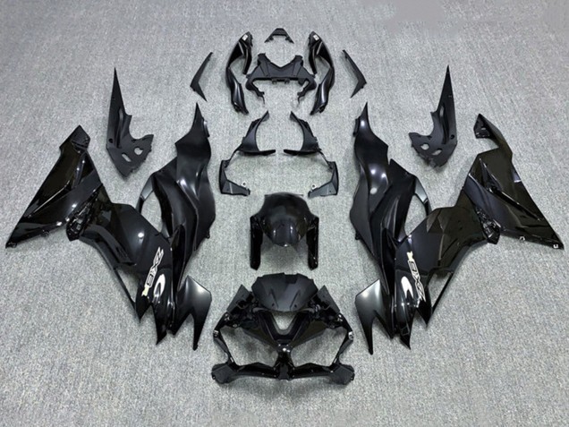 Carena Moto Kawasaki ZX6R 2019-2022 - Nero Lucido