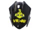 Carena Moto Kawasaki EX300 2013-2024 - Nero Lucido Giallo Rosso Verde Blu Bianco