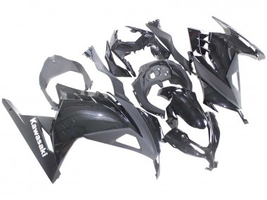 Carena Moto Kawasaki EX300 2013-2024 - Nero Lucido Fabbrica