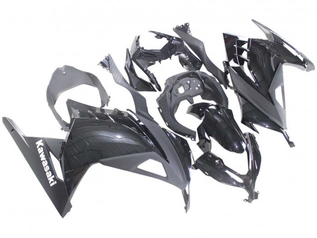 Carena Moto Kawasaki EX300 2013-2024 - Nero Lucido