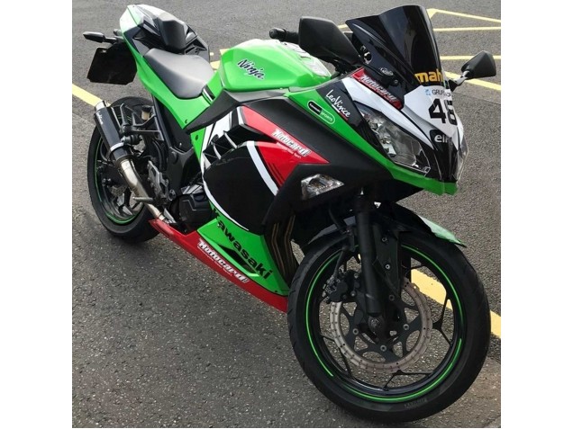 Carena Moto Kawasaki EX300 2013-2024 - Verde Bianco Rosso Nero Elf