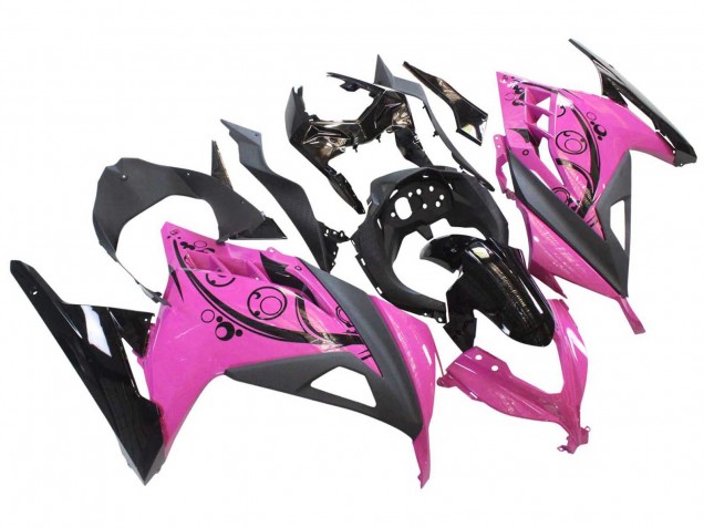 Carena Moto Kawasaki EX300 2013-2024 - Rosa Nero