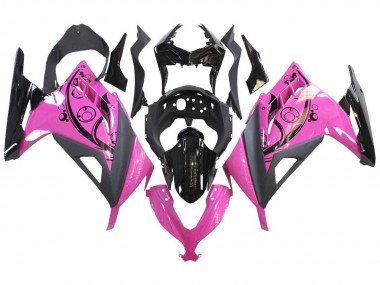 Carena Moto Kawasaki EX300 2013-2024 - Rosa Nero Fabbrica
