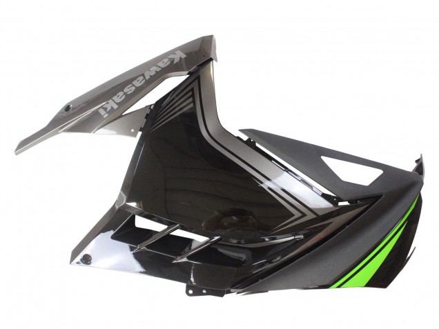 Carena Moto Kawasaki EX300 2013-2024 - Nero Lucido Nero Opaco Verde