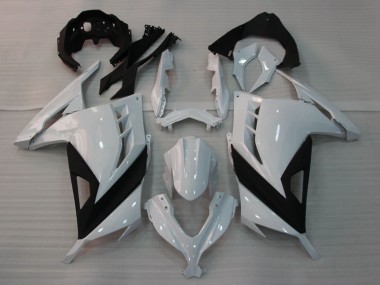 Carena Moto Kawasaki EX300 2013-2024 - Lucido Bianco Nero Fabbrica