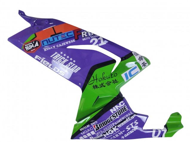 Carena Moto Aprilia RS125 2006-2011 - Viola Verde Rosso