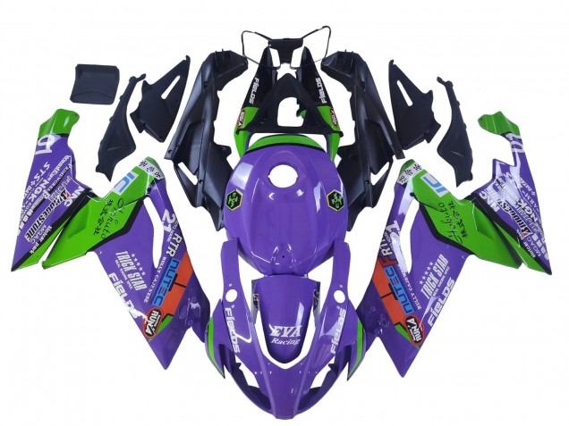 Carena Moto Aprilia RS125 2006-2011 - Viola Verde Rosso
