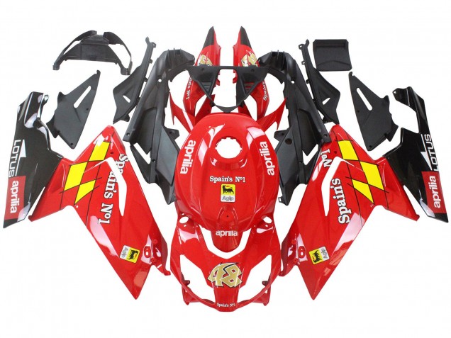 Carena Moto Aprilia RS125 2006-2011 - Rosso Bianco Giallo Nero