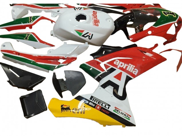 Carena Moto Aprilia RS125 2006-2011 - Bianco Rosso Verde