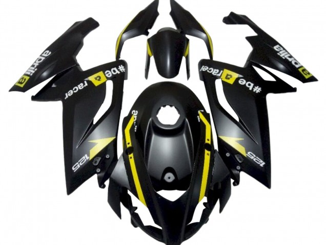 Carena Moto Aprilia RS125 2006-2011 - Nero Opaco Giallo