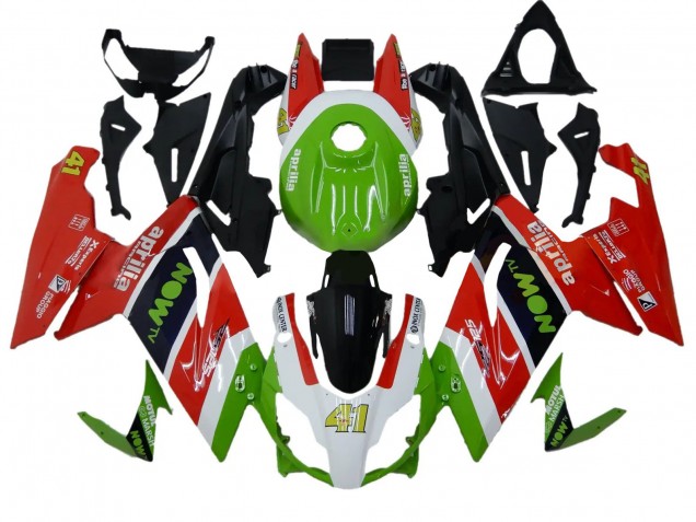 Carena Moto Aprilia RS125 2006-2011 - Verde Bianco Rosso Nero