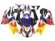 Carena Moto Aprilia RS125 2006-2011 - Giallo Blu Scuro Red Bull