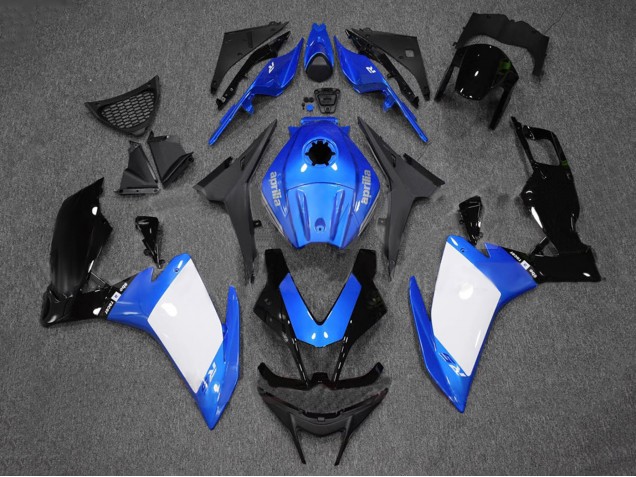 Carene Moto Aprilia RS4 50 125 2012-2019 - Blu Bianco Nero Lucido
