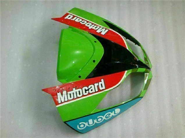 Carena Moto Kawasaki ZX6R 2009-2012 - Verde Bianco Rosso Nero Blu Motocard