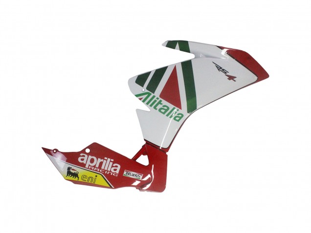 Kit Carena Moto Aprilia RS4 50 125 2012-2019 - Bianco Rosso Verde Giallo Alitalia