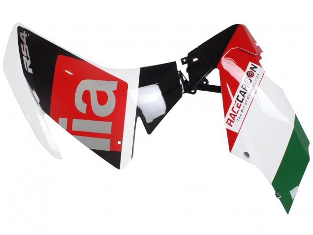 Carene Moto Aprilia RS4 50 125 2012-2019 - Bianco Rosso Verde Nero Lucido