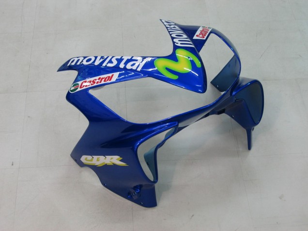 Carena Moto Honda CBR600 F4i 2004-2007 - Blu Giallo Verde MoviStar