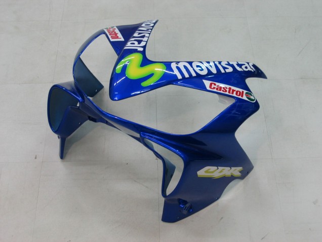 Carena Moto Honda CBR600 F4i 2004-2007 - Blu Giallo Verde MoviStar