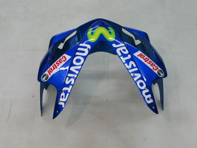 Carena Moto Honda CBR600 F4i 2004-2007 - Blu Giallo Verde MoviStar