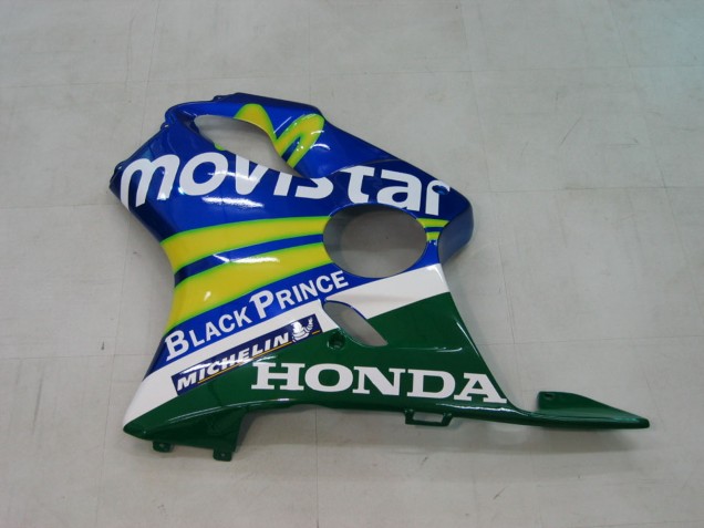 Carena Moto Honda CBR600 F4i 2004-2007 - Blu Giallo Verde MoviStar