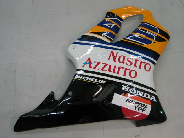 Carena Moto Honda CBR600 F4i 2004-2007 - Giallo Blu Bianco Nero Nastro Azzurro