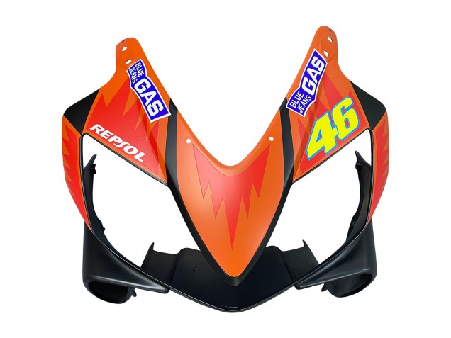 Carena Moto Honda CBR600 F4i 2004-2007 - Nero Opaco Arancia Rossi