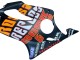 Carena Moto Honda CBR600 F4i 2004-2007 - Nero Opaco Arancia Rossi
