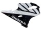Carena Moto Honda CBR600 F4i 2004-2007 - Bianco Nero Lucido