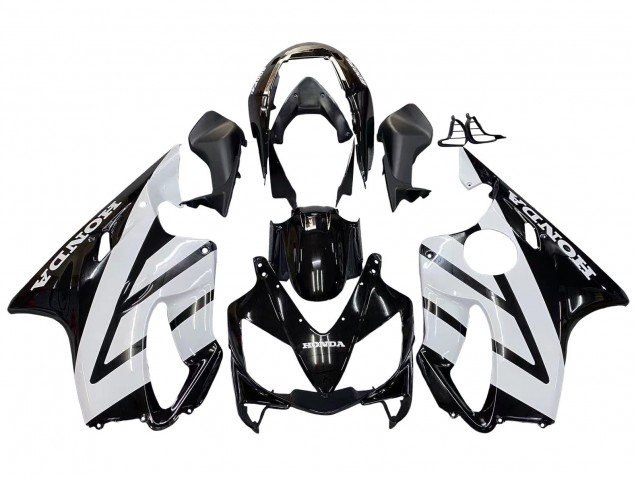 Carena Moto Honda CBR600 F4i 2004-2007 - Bianco Nero Lucido