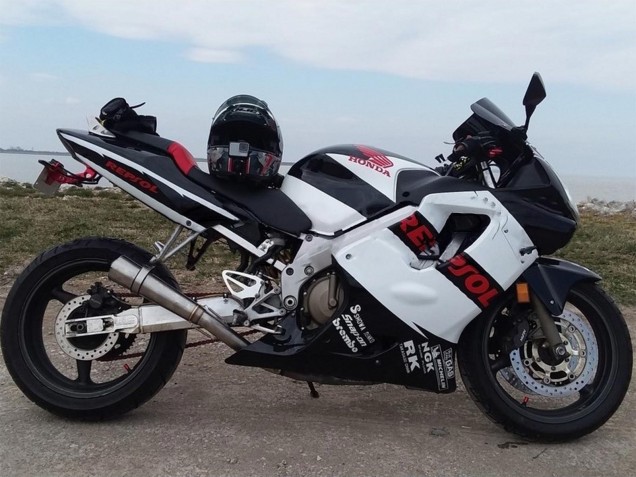 Carena Moto Honda CBR600 F4i 2004-2007 - Bianco Nero Lucido Rosso Repsol