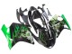 Carena Moto Honda CBR1100XX Blackbird 1996-2007 - Nero Lucido Verde Fiamma
