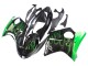 Carena Moto Honda CBR1100XX Blackbird 1996-2007 - Nero Lucido Verde Fiamma