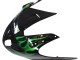 Carena Moto Honda CBR1100XX Blackbird 1996-2007 - Nero Lucido Verde Fiamma