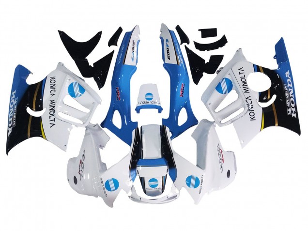 Carena Moto Honda CBR600 F3 1997-1998 - Bianco Blu Nero Lucido