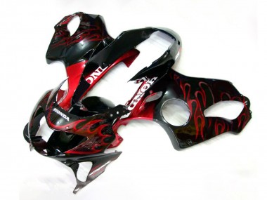 Carena Moto Honda CBR600 F4 1999-2000 - Nero Lucido Rosso Fiamma Fabbrica