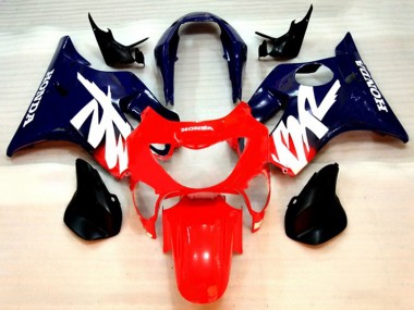 Carena Moto Honda CBR600 F4 1999-2000 - Rosso Blu Scuro Viola Fabbrica