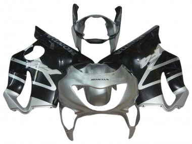 Carena Moto Honda CBR600 F4 1999-2000 - Argento Nero Lucido Fabbrica