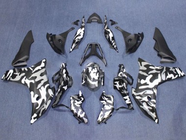 Carena Moto Honda CBR600F 2011-2013 - Nero Bianco Camouflage Fabbrica