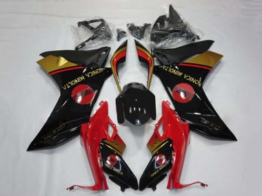 Carena Moto Honda CBR600F 2011-2013 - Rosso Oro Nero Lucido Konica Minolta Fabbrica