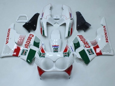 Carena Moto Honda CBR900RR 893 1992-1993 - Bianco Rosso Verde Castrol HRC Fabbrica