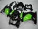 Carena Moto Kawasaki EX250 2008-2012 - Nero Lucido Verde