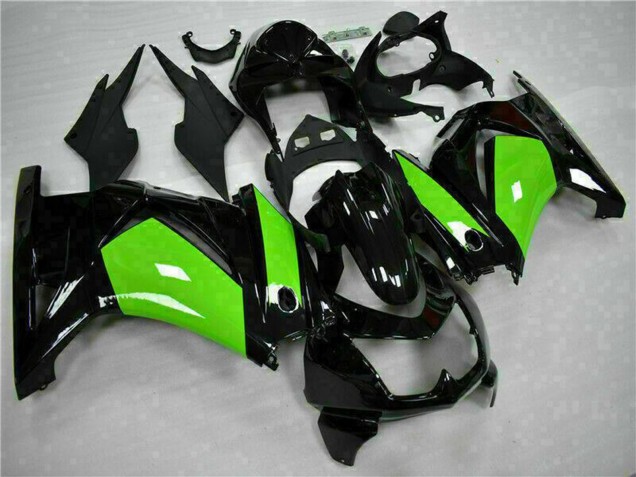 Carena Moto Kawasaki EX250 2008-2012 - Nero Lucido Verde